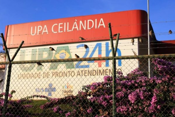 Imagem colorida de UPA em Ceilândia