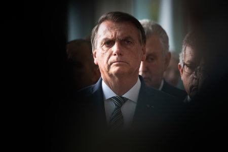 Imagem colorida do ex-presidente da República Jair Bolsonaro PL Metrópoles