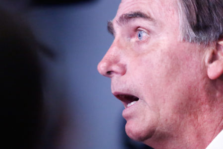 Imagem colorida do ex-presidente Jair Bolsonaro