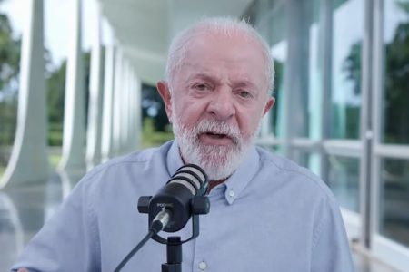 Reprodução de vídeo de Lula em entrevista no Palácio da Alvorada - Metrópoles
