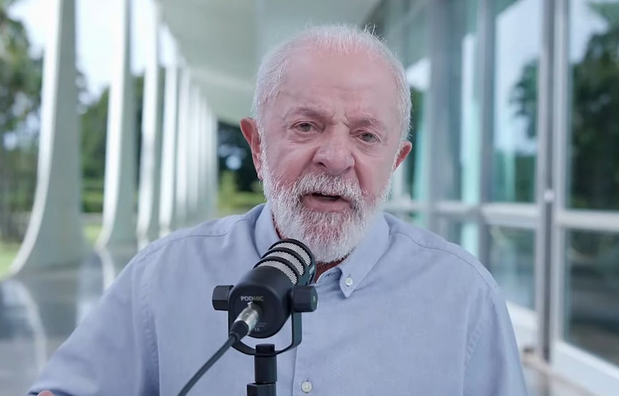 Reprodução de vídeo de Lula em entrevista no Palácio da Alvorada - Metrópoles