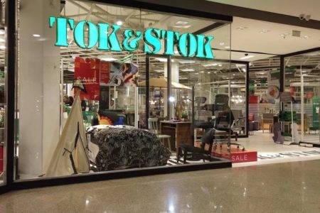 Fachada de loja da Tok&Stok