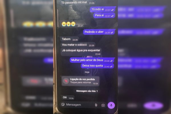 Mulher que queimou companheiro disse para a irmã: 