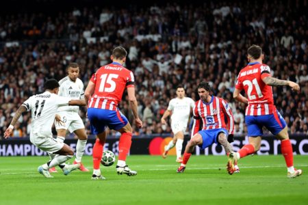Foto colorida de Rodrygo, do Real Madrid - Metrópoles