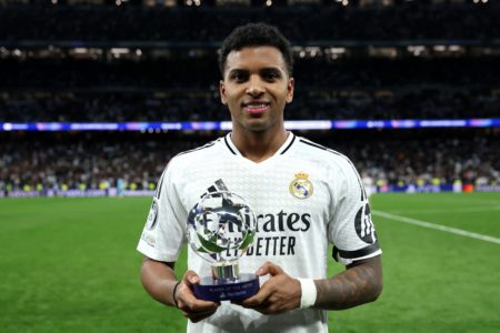 Foto colorida de Rodrygo, do Real Madrid - Metrópoles