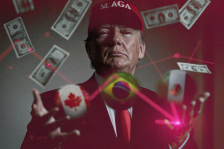 Imagem colorida de Donald Trump - Metrópoles