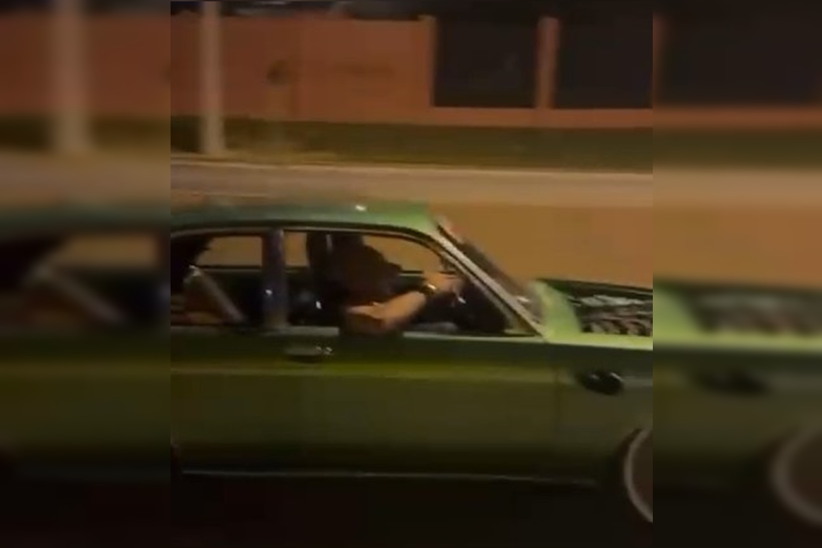 Veja Klebim e Hungria acelerando o Chevette antes de ser apreendido
