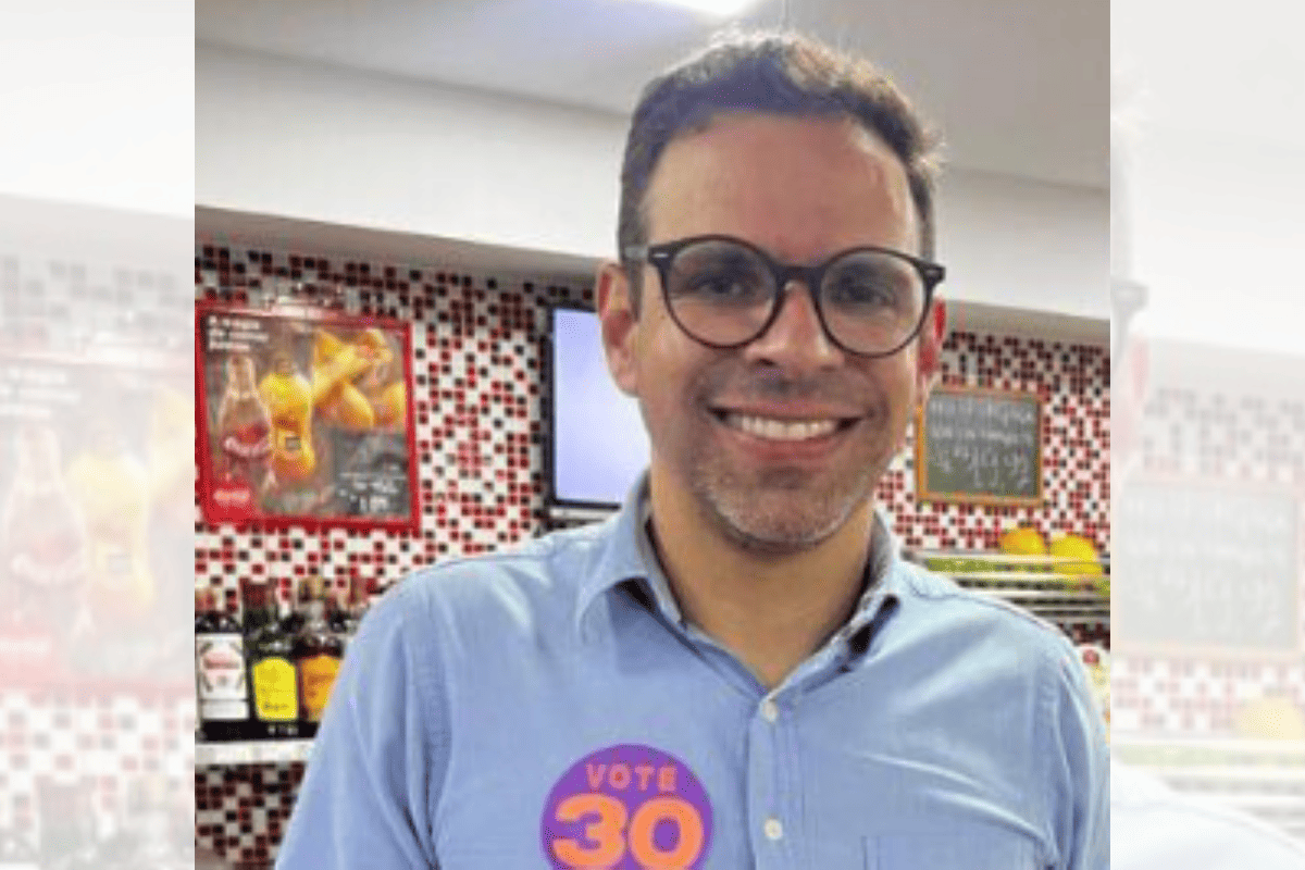 O ex-candidato a prefeito de Guarujá, Claudio Fernando Aguiar