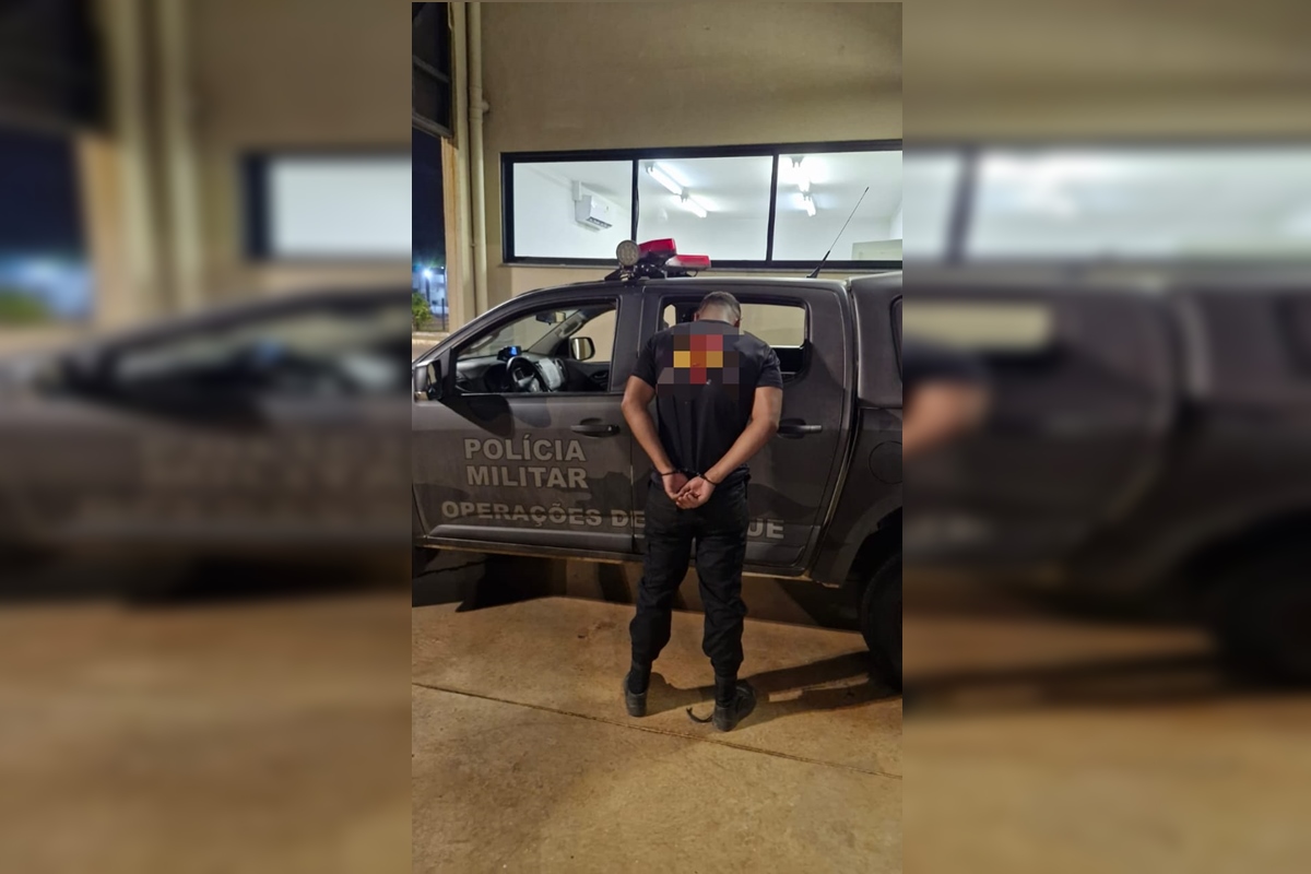 Picareta é preso ao ser passar por PM de Goiás com arma de fogo ilegal