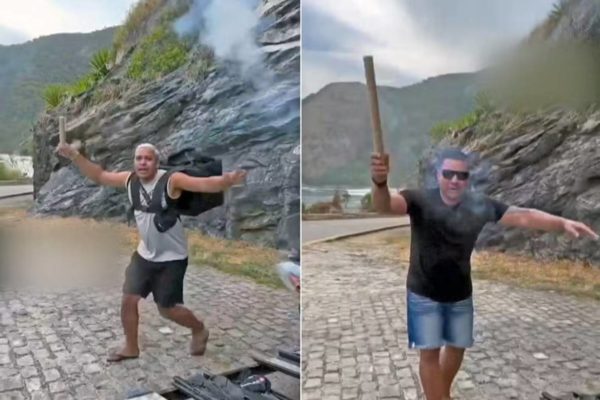imagem colorida influenciadores investigados incendio florestal rio