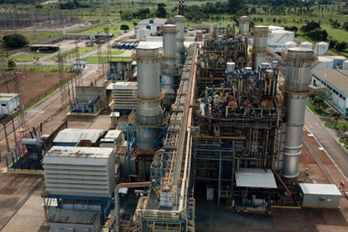 Print de estudo que prevê a construção de termelétrica de Samambaia