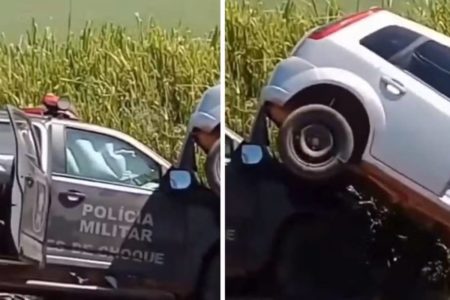 imagem colorida acidente deixa casal morto e quatro pms feridos goias