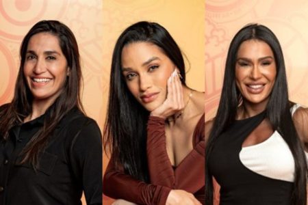 Montagem com fotos de Gracyanne Barbosa, Daniele Hypólito e Eva - Metrópoles