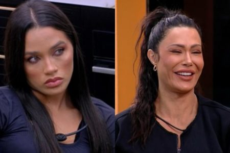 Montagem com fotos de Eva Pacheco e Gracyanne Barbosa, do BBB 25- Metrópoles