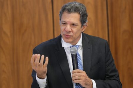 O ministro da Fazenda, Fernando Haddad (PT)