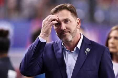 Foto colorida de Alejandro Domínguez, presidente da Conmebol - Metrópoles