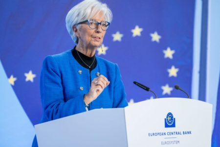 Imagem de Christine Lagarde, presidente do Banco Central Europeu (BCE) - Metrópoles