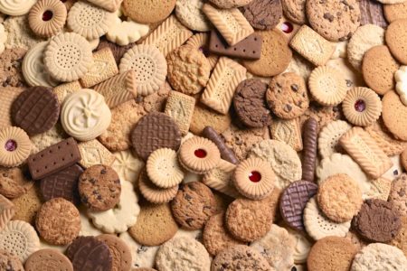 Sortido de biscoitos, moldura completa. Metrópoles
