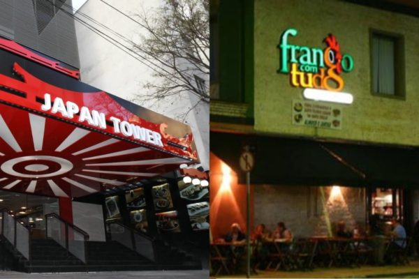 Imagens coloridas de restaurantes flagrados com consumo indevido de água