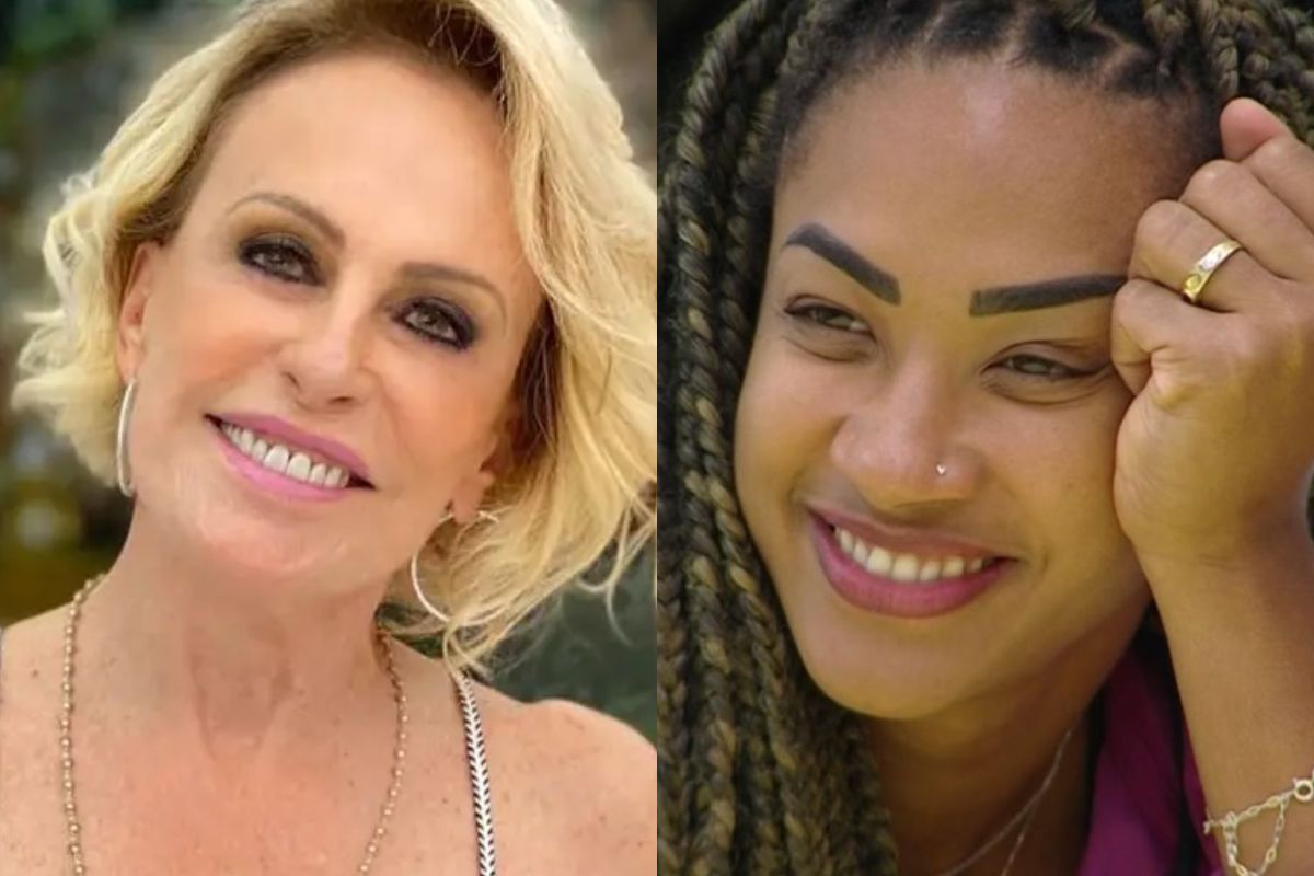 Montagem colorida de Ana Maria Braga e Aline BBB25 - Metrópoles