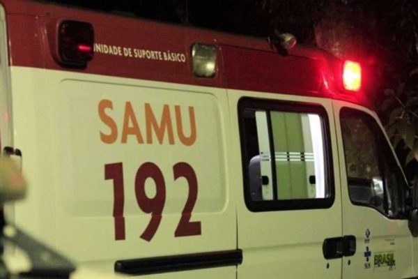 imagem colorida ambulancia samu