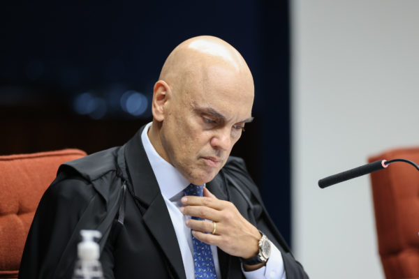 Ministro STF Alexandre de Moraes julgamento da denúncia do núcleo 1 da Pet 12.100, sobre uma suposta tentativa de golpe de Estado. Ex-presidente Jair Bolsonaro - Metrópoles 1