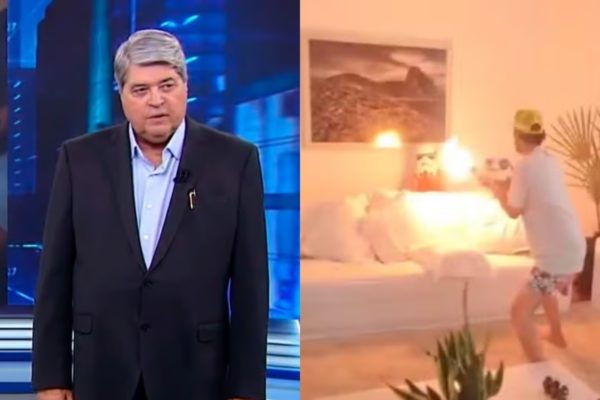 Datena detonou vídeo com filho de Pedro Scooby