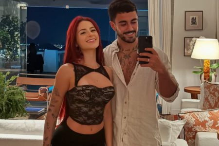 Foto colorida de Yuri Meirelles e Nathalia Valente - Metrópoles