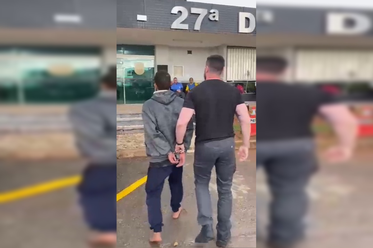 Homem tenta decapitar craqueiro após cantar mulher da vítima no DF