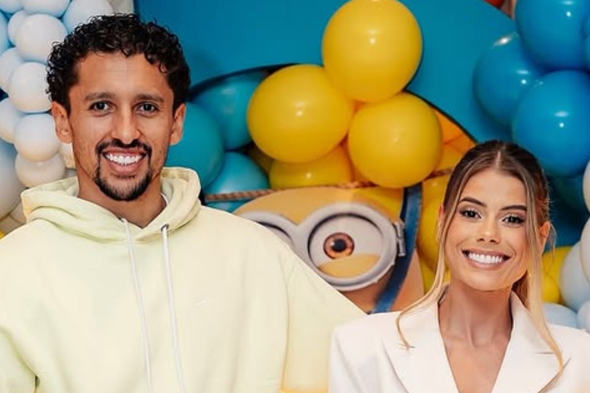 A influenciadora Carol Cabrino, mulher do jogador Marquinhos