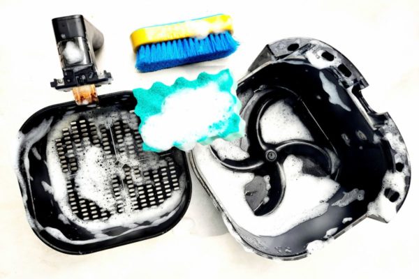 Limpeza air frayer
