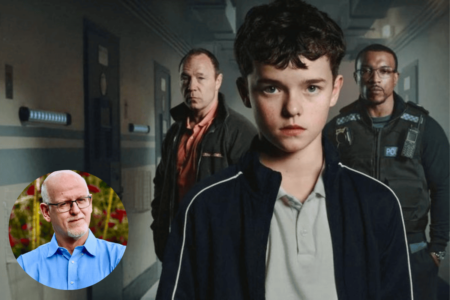 Montagem colorida dos protagonistas da série Adolescência
