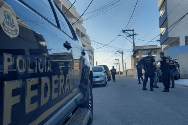 Imagem da operação Libertatis, da PF