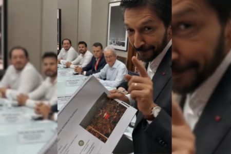 Ricardo Nunes apresenta projeto do teleférico na Brasilândia