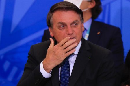 Jair Bolsonaro durante a Comemoração do Dia Internacional da Pessoa com Deficiência e do Dia Internacional do Voluntário, no palácio do Planalto 1