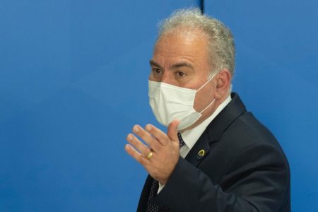 Coletiva de imprensa sobre passaporte de vacina com os Ministros Ciro Nogueira e Marcelo Queiroga, e Bruno Bianco, advogado-geral da União 10