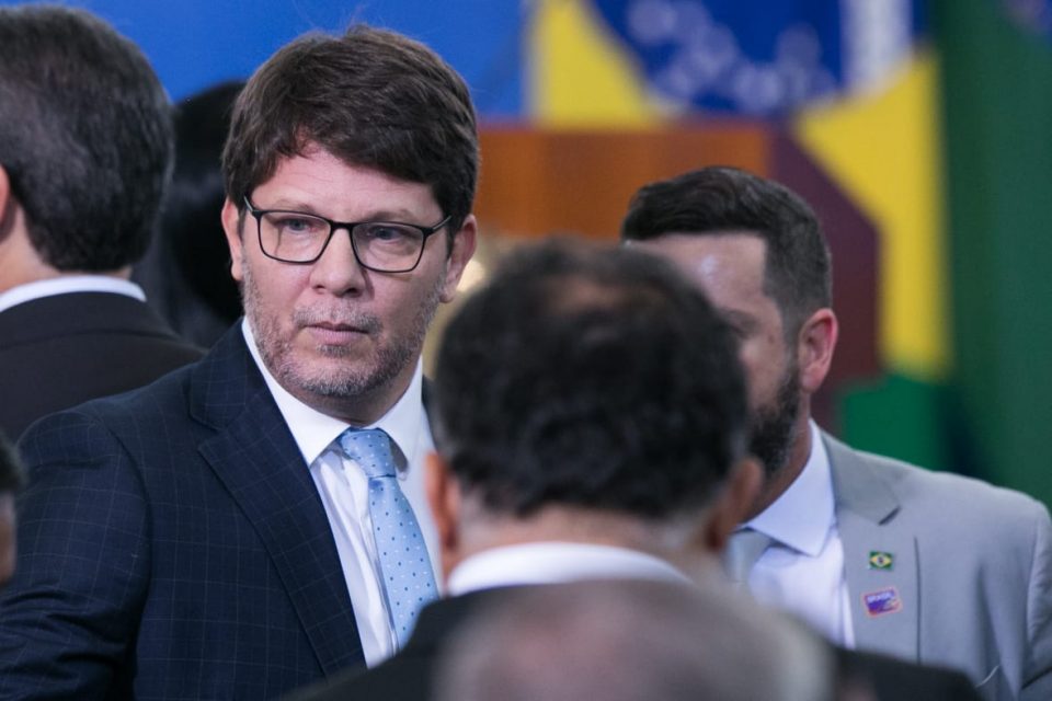 Mário Frias durante Posse do novo ministro do turismo, Gilson Machado durante evento no planalto 1